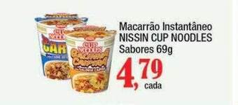 Supermercados Unidos Macarrão instantâneo nissin cup noodles sabores oferta