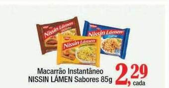 Supermercados Unidos Macarrão instantâneo nissin lámen sabores oferta