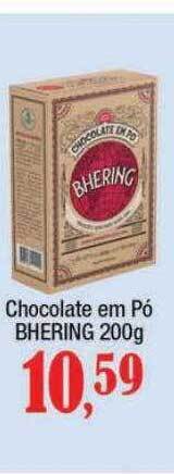 Supermercados Unidos Chocolate em pó bhering oferta