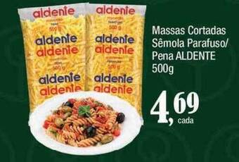 Supermercados Unidos Massas cortadas sêmola parafuso pena aldente oferta
