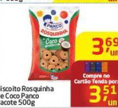 Tenda Atacado Biscoito Rosquinha De Coco Panco 500g oferta
