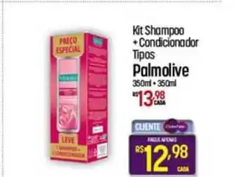 Muffato Kit Shampoo + Condicionador Tipos Palmolive 350ml oferta