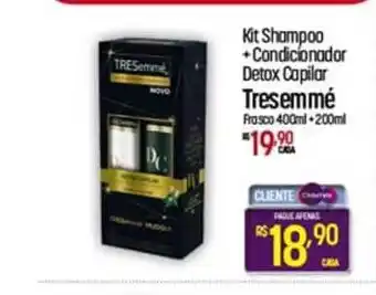 Muffato Kit Shampoo + Condicionador Detox Capilar Tresemmé 400ml + 200ml oferta