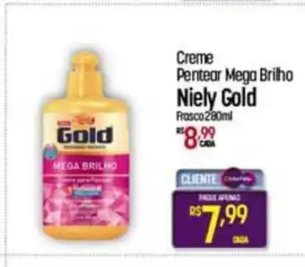 Muffato Creme Pentear Mega Brilho Niely Gold 280ml oferta