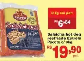 Makro Salsicha hot dog estrela oferta