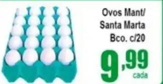 Higa's Supermercado Ovo Mant/ Santa Marta Bco. c/20 oferta