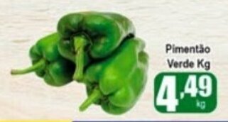 Higa's Supermercado Pimentao Verde 1kg oferta