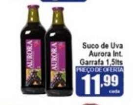 Higa's Supermercado Suco de Uva Aurora Int. Garrafa 1.5L oferta