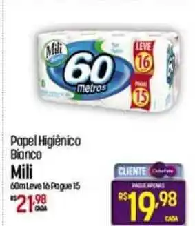 Muffato Papel Higiênico Bianco Mili oferta