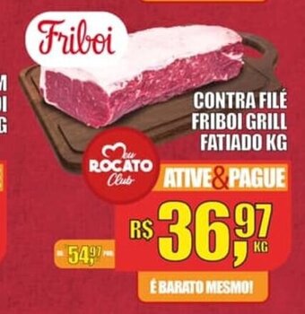Rocato Supermercados Contra File Friboi Grill Fatiado 1kg oferta