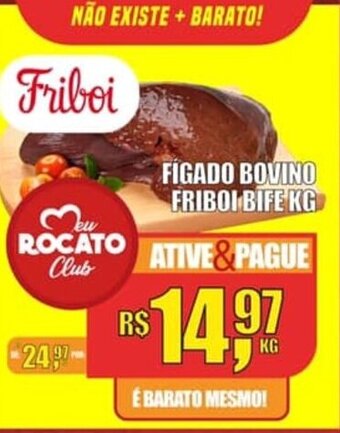 Figado Bovino Friboi Bife 1kg