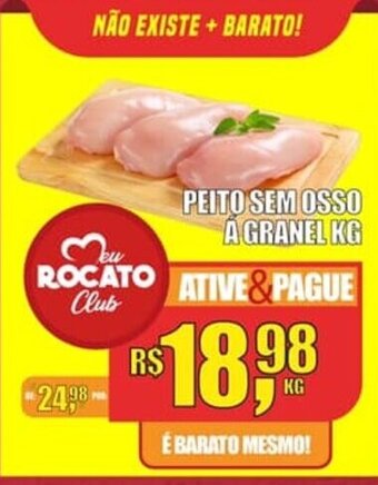 Rocato Supermercados Peito sem Osso A granel 1kg oferta