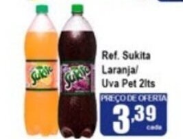 Higa's Supermercado Ref. Sukita Laranja/ Uva pet 2L oferta