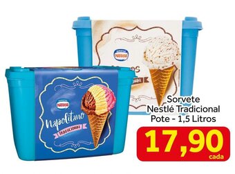Shibata Supermercados Sorvete Nestle Tradicional pote 1.5L oferta