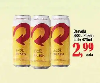 Supermercados Unidos Cerveja Skol Pilsen 473ml oferta