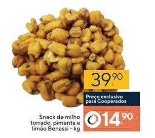 Snack de Milho Torrado, Pimenta e Limao Benassi 1kg