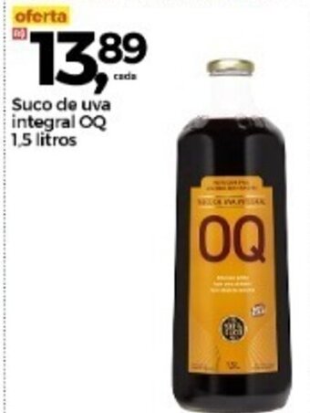 Frangolândia Suco de Uva Integral OQ 1.5L oferta