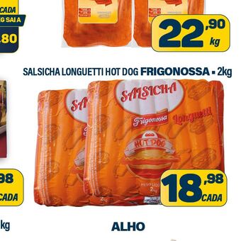 Dom Atacadista Salsicha oferta