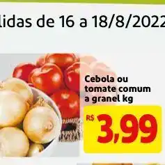 Mercado Extra Cebola ou tomate comum oferta