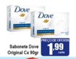Higa's Supermercado Sabonete Dove Original Cx 90g oferta