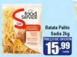 Higa's Supermercado Batata Palito Sadia 2kg oferta