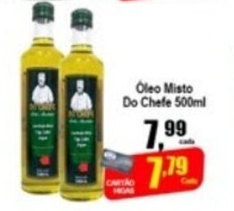 Higa's Supermercado Oleo Misto do Chefe 500ml oferta