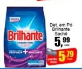 Higa's Supermercado Det. em po Brilhante Sachet oferta