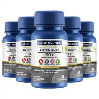 Pão de Açúcar Kit 5 polivitamínico sênior catarinense 60 cápsulas oferta
