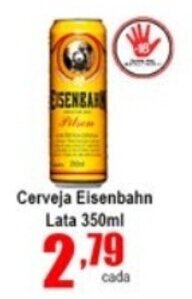 Higa's Supermercado Cerveja Eisenbahn 350ml oferta