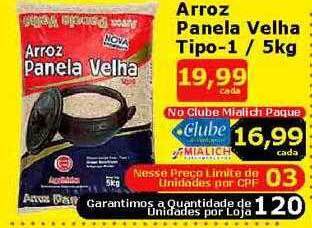 Arroz panela velha tipo 1