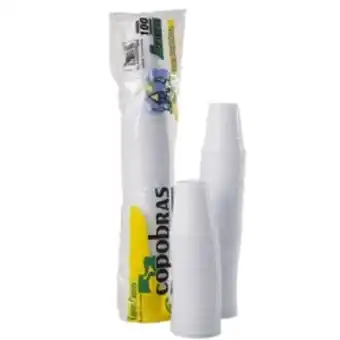 Rede Compras Copo descartável copobras 180ml transp c/100 pp cft oferta