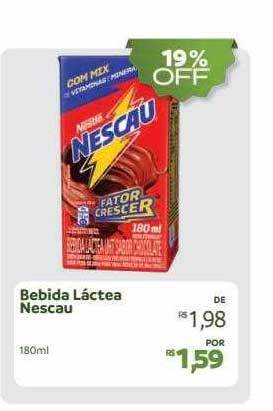 Hiperideal Supermercados Bebida láctea nescau oferta