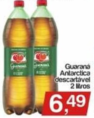 Guarana Antarctica descartavel 2L