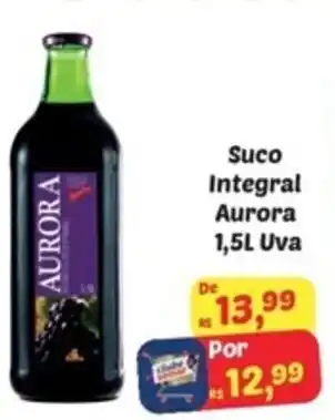 Semar Supermercado Suco Integral Aurora 1.5L Uva oferta