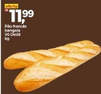Frangolândia Pao Frances Bengala Vo dede 1kg oferta