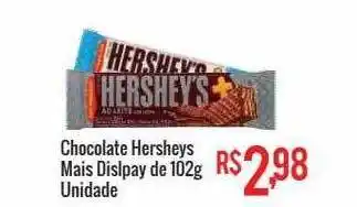 Mart Minas Chocolate hersheys mais display unidade oferta
