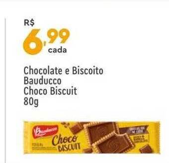 Supper Rissul Chocolate e biscoito bauducco choco biscuit oferta