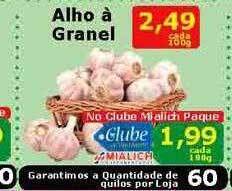 Mialich Supermercados Alho à granel oferta