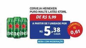 Bahamas Mix Cerveja heineken puro malte latão oferta