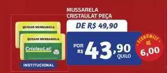 Mussarela cristaulat peça