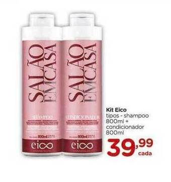 Carrefour Kit eico tipos shampoo + condicionador oferta