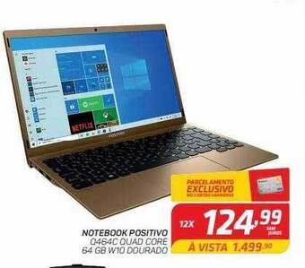 GBarbosa Notebook positivo oferta