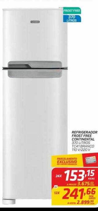 GBarbosa Refrigerador frost free continental oferta