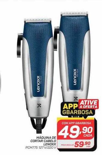 GBarbosa Máquina de cortar cabelo lenoxx oferta