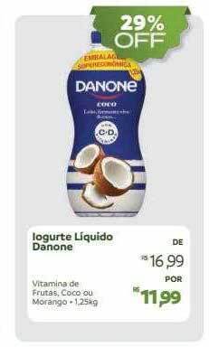 Iogurte líquido danone