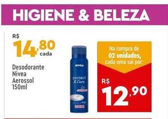 Supper Rissul Desodorante nivea aerossol oferta