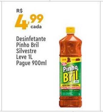 Supper Rissul Desinfetante pinho bril silvestre oferta