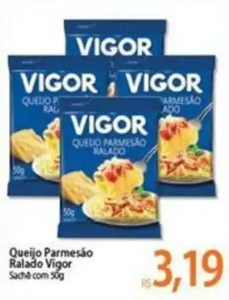 Atacadão Queijo Parmesao Ralado Vigor 50g oferta