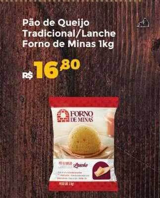 Villarreal Supermercados Pão de queijo tradicional lanche forno de minas oferta