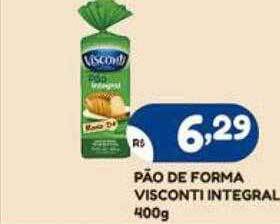 Pão de forma visconti integral